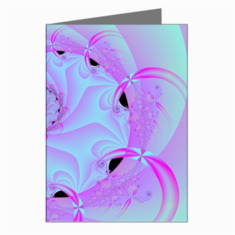 Fractal34 Greeting Cards (Pkg of 8) from ArtsNow.com Left