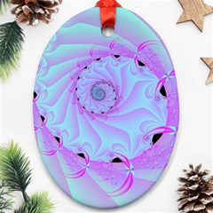 Fractal34 Oval Ornament (Two Sides) from ArtsNow.com Front