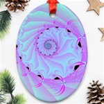 Fractal34 Oval Ornament (Two Sides)