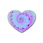 Fractal34 Rubber Coaster (Heart)