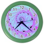 Fractal34 Color Wall Clock