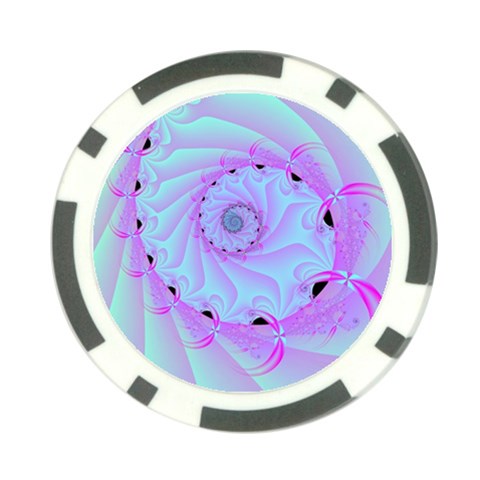 Fractal34 Poker Chip Card Guard (10 pack) from ArtsNow.com Front