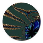 Fractal34 Round Mousepad