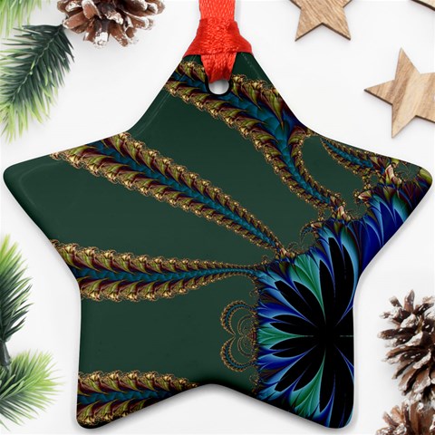 Fractal34 Ornament (Star) from ArtsNow.com Front