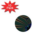 Fractal34 1  Mini Button (10 pack) 