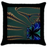 Fractal34 Throw Pillow Case (Black)