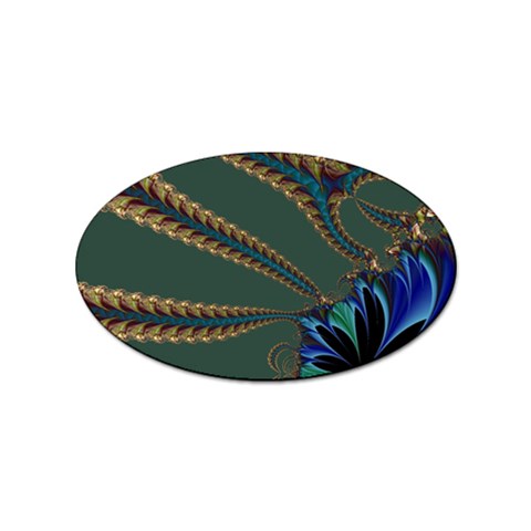 Fractal34 Sticker (Oval) from ArtsNow.com Front
