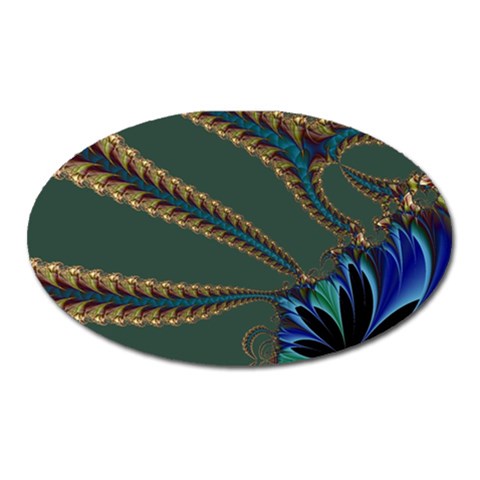 Fractal34 Magnet (Oval) from ArtsNow.com Front
