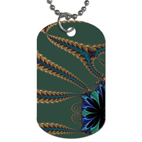 Fractal34 Dog Tag (Two Sides) from ArtsNow.com Front