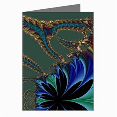 Fractal34 Greeting Cards (Pkg of 8) from ArtsNow.com Left