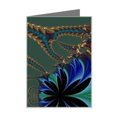 Fractal34 Mini Greeting Card from ArtsNow.com Left