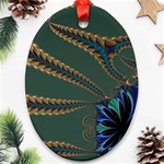 Fractal34 Oval Ornament (Two Sides)