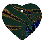 Fractal34 Heart Ornament (Two Sides)