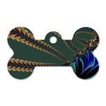 Fractal34 Dog Tag Bone (One Side)