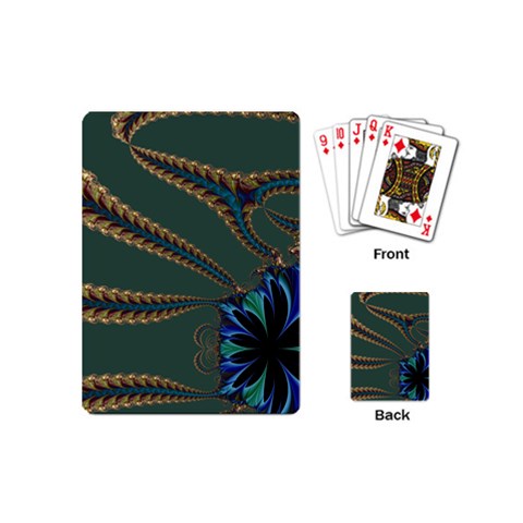 Fractal34 Playing Cards (Mini) from ArtsNow.com Back