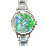 Fractal34 Round Italian Charm Watch