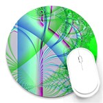 Fractal34 Round Mousepad