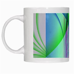 Fractal34 White Mug from ArtsNow.com Left