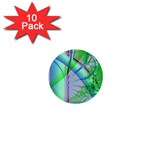 Fractal34 1  Mini Button (10 pack) 