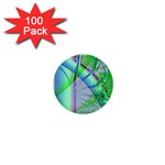 Fractal34 1  Mini Button (100 pack) 