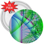 Fractal34 3  Button (10 pack)