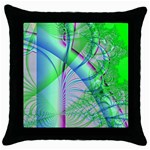 Fractal34 Throw Pillow Case (Black)