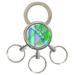 Fractal34 3-Ring Key Chain