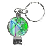 Fractal34 Nail Clippers Key Chain