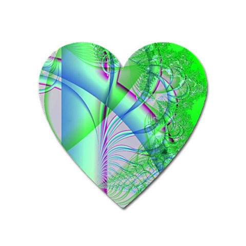 Fractal34 Magnet (Heart) from ArtsNow.com Front