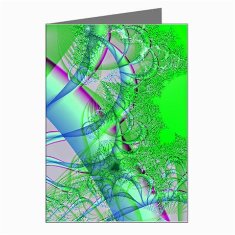 Fractal34 Greeting Card from ArtsNow.com Left