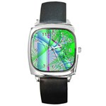 Fractal34 Square Metal Watch