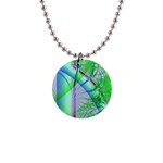 Fractal34 1  Button Necklace