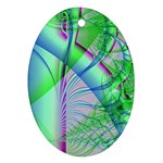 Fractal34 Oval Ornament (Two Sides)