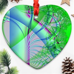 Fractal34 Heart Ornament (Two Sides) from ArtsNow.com Front