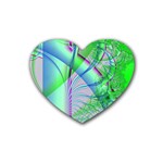 Fractal34 Heart Coaster (4 pack)