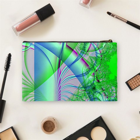 Fractal34 Cosmetic Bag (Medium) from ArtsNow.com Back