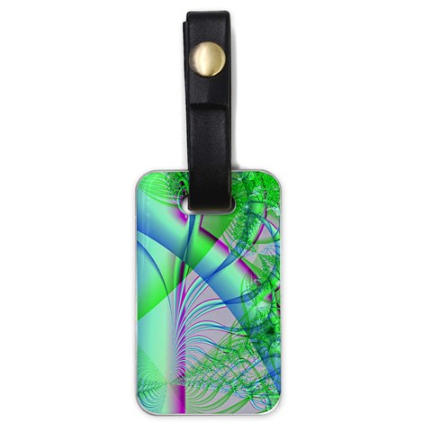 Fractal34 Luggage Tag (one side) from ArtsNow.com Front