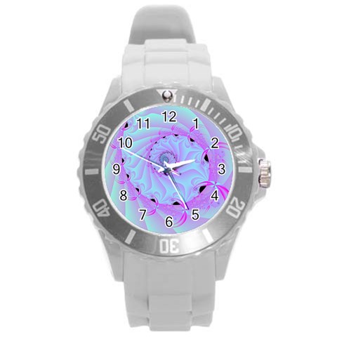 Fractal34 Round Plastic Sport Watch Large from ArtsNow.com Front