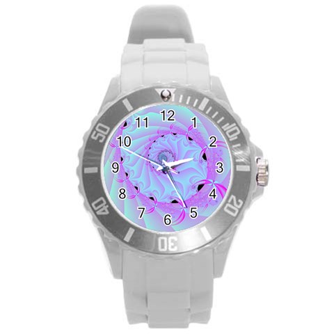 Fractal34 Round Plastic Sport Watch Large from ArtsNow.com Front