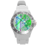 Fractal34 Round Plastic Sport Watch Large