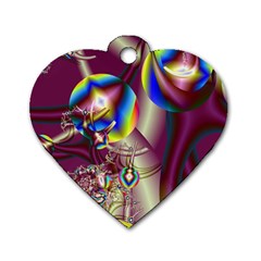 Design 10 Dog Tag Heart (Two Sides) from ArtsNow.com Front