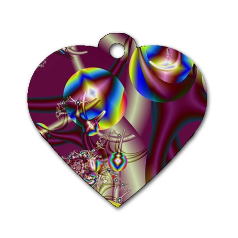 Design 10 Dog Tag Heart (Two Sides) from ArtsNow.com Back
