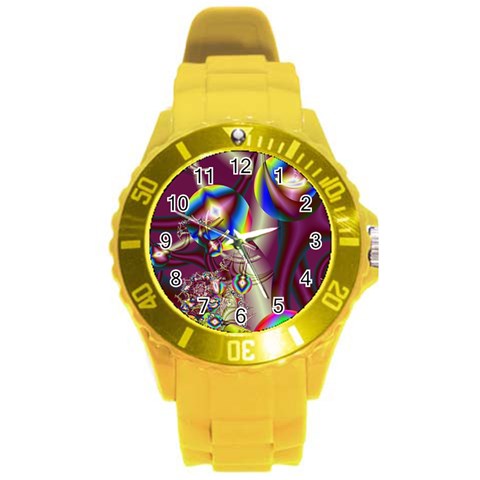 Design 10 Round Plastic Sport Watch Large from ArtsNow.com Front