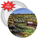 Tenant House in Summer by Ave Hurley - 3  Button (10 pack)