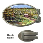 Tenant House in Summer by Ave Hurley - Money Clip (Oval)