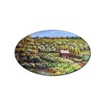 Tenant House in Summer by Ave Hurley - Sticker Oval (10 pack)