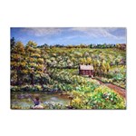 Tenant House in Summer by Ave Hurley - Sticker A4 (100 pack)
