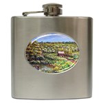 Tenant House in Summer by Ave Hurley - Hip Flask (6 oz)