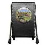 Tenant House in Summer by Ave Hurley - Pen Holder Desk Clock