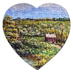 Tenant House in Summer by Ave Hurley - Jigsaw Puzzle (Heart)